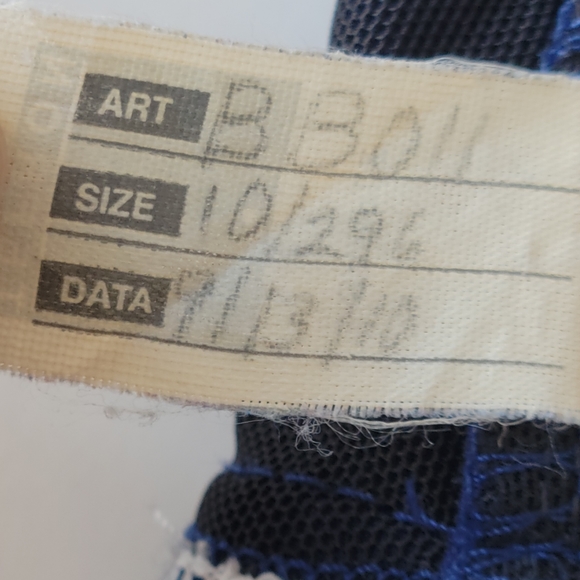 TEFRON Tankini Top Fully Lined Built-in Padded Bra Knot Detail Blue Sample sz M - Picture 10 of 16